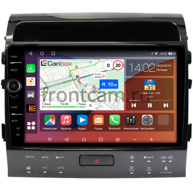 Toyota Land Cruiser 200 2010-2012 для авто с Navi (тип А) Canbox H-Line 7852-10-1203 на Android 10 (4G-SIM, 4/32, DSP, QLed)