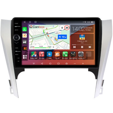 Toyota Camry XV50 2011-2014 Canbox H-Line 7852-10-169-1 на Android 10 (4G-SIM, 4/32, DSP, QLed) (для авто с камерой, JBL)