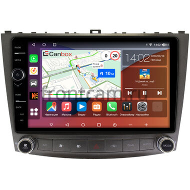 Lexus IS 2 (2005-2016) Canbox H-Line 7852-10-250 на Android 10 (4G-SIM, 3/32, DSP, QLed)