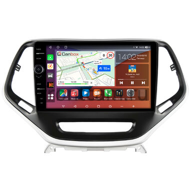 Jeep Cherokee 5 (KL) (2013-2024) Canbox H-Line 7852-10-811 на Android 10 (4G-SIM, 3/32, DSP, QLed)