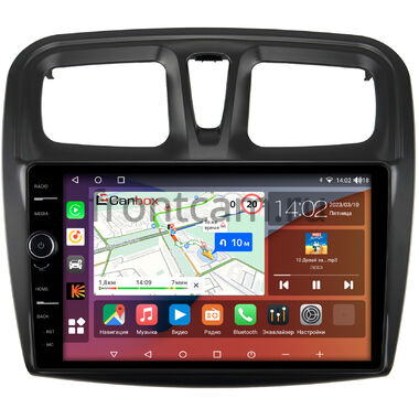 Renault Logan 2, Sandero 2 (Stepway) (2012-2022) Canbox H-Line 7854-1090 на Android 10 (4G-SIM, 6/128, DSP, QLed)