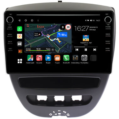 Toyota Aygo (2005-2014) Canbox M-Line 7895-10-1152 на Android 10 (4G-SIM, 2/32, DSP, QLed) С крутилками