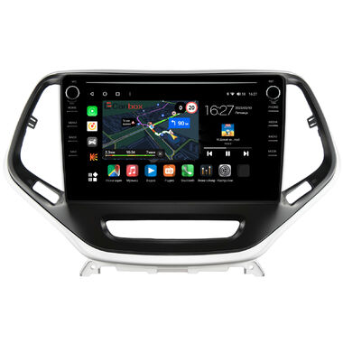 Jeep Cherokee 5 (KL) (2013-2024) Canbox M-Line 7895-10-811 на Android 10 (4G-SIM, 2/32, DSP, QLed) С крутилками