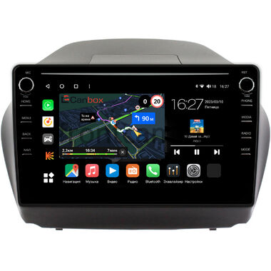 Hyundai ix35, Tucson 2 (2009-2015) Canbox M-Line 7895-1042 на Android 10 (4G-SIM, 2/32, DSP, QLed) С крутилками (для авто с камерой)