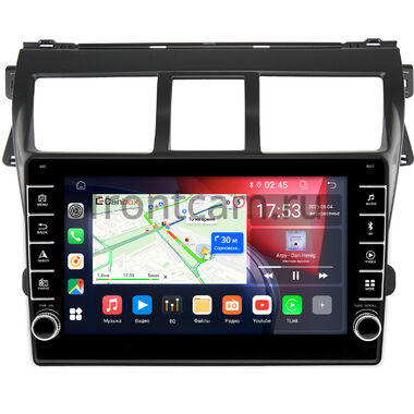 Toyota Belta, Vios, Yaris sedan (2005-2012) (черная, матовая) Canbox BGT9-402 2/32 на Android 10 (IPS, DSP, CarPlay)