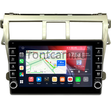 Toyota Belta, Vios, Yaris sedan (2005-2012) (золотая) Canbox BGT9-9068 2/32 Android 10 (IPS, DSP, CarPlay)