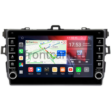 Toyota Corolla (E150) 2006-2013 (черная, без воздуховодов) Canbox BGT9-9094 2/32 Android 10 (IPS, DSP, CarPlay)