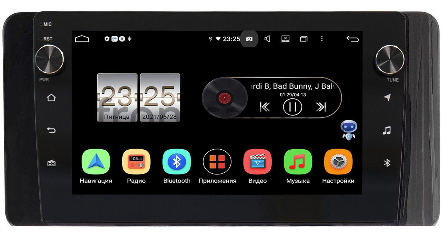 Штатная магнитола Canbox BPX410-1400 для Skoda Rapid 2 2020-2022 на Android  10 (4/32, DSP, IPS, с крутилками) Купить в городе Москва