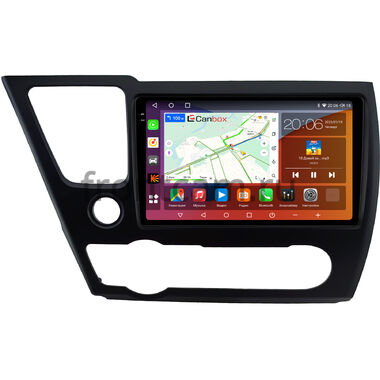 Honda Civic 9 4D 2013-2017 (матовая, левый руль, седан) Canbox EVO 2K 5814-9-0831 на Android 14 (4G-SIM, 4/64, DSP, QLed, AI, 360)