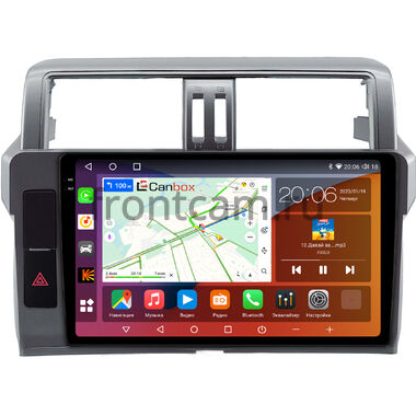 Toyota Land Cruiser Prado 150 2013-2017 (Тип 2) Canbox EVO 2K 5818-1051 на Android 14 (4G-SIM, 6/128, DSP, QLed, AI, 360)