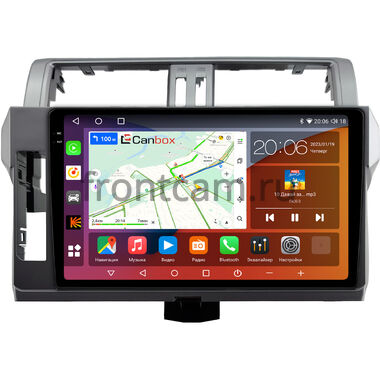 Toyota Land Cruiser Prado 150 2013-2017 (Тип 3) Canbox EVO 2K 5830-10-0615 на Android 14 (4G-SIM, 12/256, DSP, QLed, AI, 360)