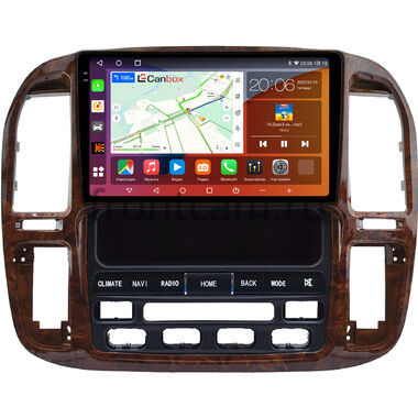Toyota Land Cruiser 100 1998-2002 (для авто с цвет. экраном) Canbox EVO 2K 5831-9-0441 на Android 14 (4G-SIM, 12/256, DSP, QLed, AI, 360)