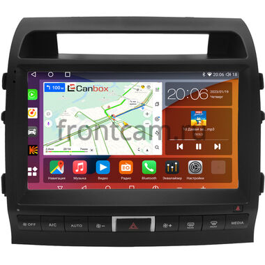 Toyota Land Cruiser 200 2007-2009 (Тип C, матовая) Canbox EVO 2K 5832-10-0939 на Android 14 (4G-SIM, 16/512, DSP, QLed, AI, 360)