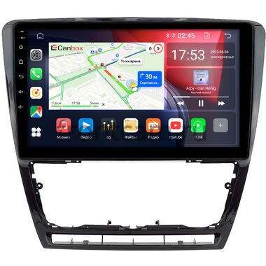 Skoda Octavia A5 2004-2013 (черная, глянцевая) Canbox RS10-0229 1.5/32 на Android 10 (IPS, DSP, CarPlay)