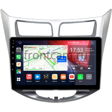 Hyundai Solaris, Accent 4 2010-2019 Canbox GT10-0453 2/32 на Android 10 (IPS, DSP, CarPlay)