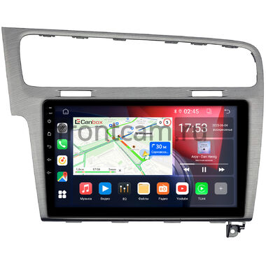 Volkswagen Golf 7 2012-2020 (серая) Canbox RS10-048 1.5/32 на Android 10 (IPS, DSP, CarPlay)