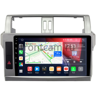 Toyota Land Cruiser Prado 150 2013-2017 (Тип 1) Canbox GT10-1057 2/32 на Android 10 (IPS, DSP, CarPlay)