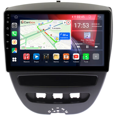 Citroen C1 2005-2014 Canbox GT10-1152 2/32 на Android 10 (IPS, DSP, CarPlay)