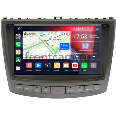 Lexus IS 2 2005-2016 Canbox RS10-1677 1.5/32 на Android 10 (IPS, DSP, CarPlay)