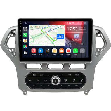 Ford Mondeo 4 2006-2010 (серебро, Тип 2) Canbox GT10-2186 2/32 встроенный климат на Android 10 (IPS, DSP, CarPlay)