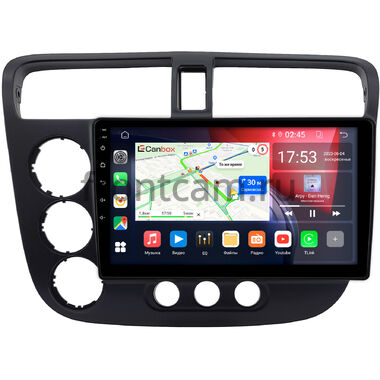 Honda Civic 7 2000-2006 (с климат-контролем, левый руль) Canbox GT9-0174 2/32 Android 10 (IPS, DSP, CarPlay)