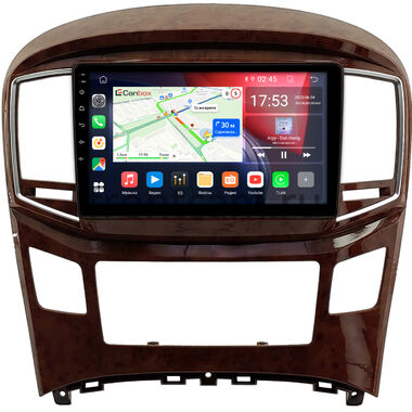 Hyundai Grand Starex, H1 2 2007-2015 (глянцевая, цвет под дерево) Canbox GT9-0579 2/32 на Android 10 (IPS, DSP, CarPlay)