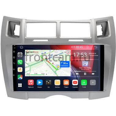 Toyota Vitz 2 (XP90), Yaris 2 (2005-2012) (серебренная, Тип 2) Canbox GT9-0675 2/32 Android 10 (IPS, DSP, CarPlay)