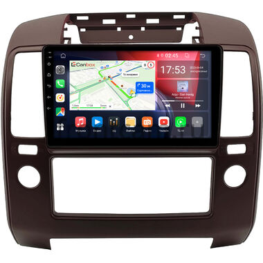 Nissan Navara 3 (D40), Pathfinder 3 2004-2014 (цвет марун) Canbox RS9-0900 1.5/32 на Android 10 (IPS, DSP, CarPlay)