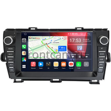 Toyota Prius 3 (XW30) 2009-2015 (левый руль) Canbox RS9-1325 1.5/32 Android 10 (IPS, DSP, CarPlay)