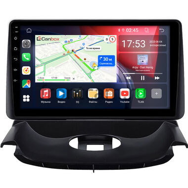 Peugeot 206 1998-2012 (черная, Тип 1) Canbox RS9-1494 1.5/32 на Android 10 (IPS, DSP, CarPlay)