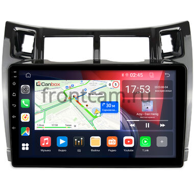 Toyota Vitz 2 (XP90), Yaris 2 (2005-2012) (черная, глянцевая) Canbox RS9-172 1.5/32 Android 10 (IPS, DSP, CarPlay)