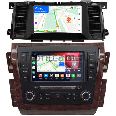 Infiniti QX56 2010-2013, QX80 2013-2020 (для авто без кнопки APPS) Canbox GT9-2222 2/32 Android 10 (IPS, DSP, CarPlay)