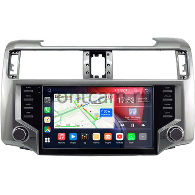 Toyota 4Runner 5 2009-2013 (серебренная, глянцевая) Canbox GT9-2229 2/32 на Android 10 (IPS, DSP, CarPlay)