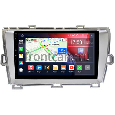 Toyota Prius 3 (XW30) 2009-2015 (правый руль) серебро Canbox RS9-9092 1.5/32 на Android 10 (IPS, DSP, CarPlay)