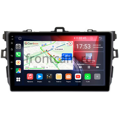 Toyota Corolla (E150) 2006-2013 (черная, без воздуховодов) Canbox RS9-9094 1.5/32 Android 10 (IPS, DSP, CarPlay)