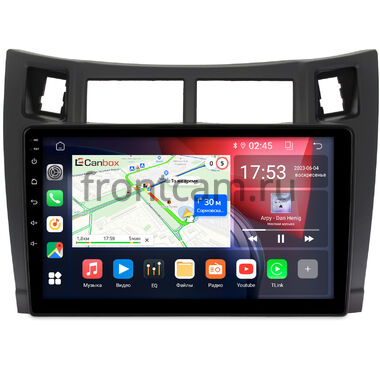 Toyota Vitz 2 (XP90), Yaris 2 (2005-2012) (черная, матовая) Canbox GT9-9122 2/32 Android 10 (IPS, DSP, CarPlay)