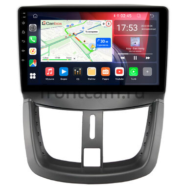 Peugeot 207 2006-2015, 207i (Iran Khodro) 2016-2024 Canbox GT9-9203 2/32 на Android 10 (IPS, DSP, CarPlay)