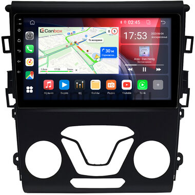 Ford Mondeo 5 2014-2022, Fusion 2 (North America) 2012-2016 (для авто с маленьким экраном) Canbox GTR9-096 4/64 Android 10 (IPS, DSP, CarPlay)