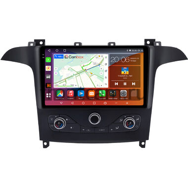 Ford S-Max, Galaxy 2 (2006-2015) (для авто с NAVI, Тип 2) Canbox H-Line 2K 4180-9-0018 на Android 10 (4G-SIM, 4/32, DSP, QLed)