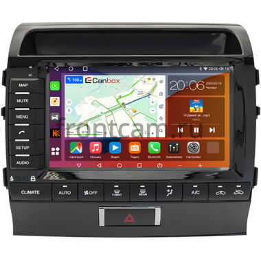 Toyota Land Cruiser 200 2007-2009 (Тип С) Canbox H-Line 2K 4180-9-0116 на Android 10 (4G-SIM, 4/32, DSP, QLed)