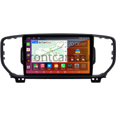 Kia Sportage 4 2015-2018 (черная, для авто без камеры) Canbox H-Line 2K 4180-9-0332 на Android 10 (4G-SIM, 4/32, DSP, QLed)