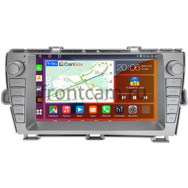 Toyota Prius 3 (XW30) (2009-2015) (левый руль) Canbox H-Line 2K 4180-9-1326 на Android 10 (4G-SIM, 4/32, DSP, QLed)