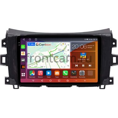 Nissan Navara (Frontier) 4 (D23) 2014-2024 (глянцевая) Canbox H-Line 2K 4180-9-1340 на Android 10 (4G-SIM, 4/32, DSP, QLed)