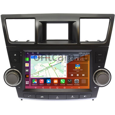 Toyota Highlander (U40) 2007-2013 Canbox H-Line 2K 4180-9-1556 на Android 10 (4G-SIM, 4/32, DSP, QLed)