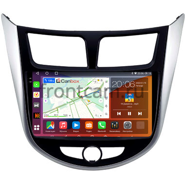 Hyundai Solaris, Accent 4 2010-2019 Canbox H-Line 2K 4180-9-2275 на Android 10 (4G-SIM, 4/32, DSP, QLed)