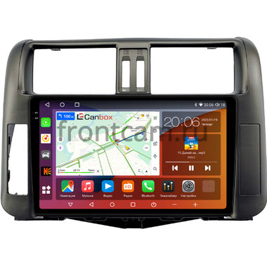 Toyota Land Cruiser Prado 150 2009-2013 (для авто с усилителем) Canbox H-Line 2K 4180-9005 на Android 10 (4G-SIM, 4/32, DSP, QLed)