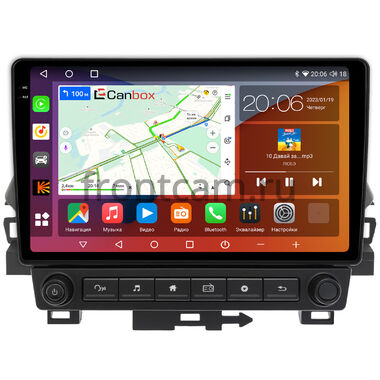 Mitsubishi Eclipse Cross 2017-2024 (взамен магнитолы с крутилками) Canbox EVO 2K 5831-9-0285 на Android 14 (4G-SIM, 12/256, DSP, QLed, AI, 360)