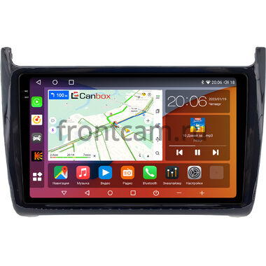 Volkswagen Polo 5 2009-2020 (глянцевая) Canbox EVO 2K 5814-9-0490 на Android 14 (4G-SIM, 4/64, DSP, QLed, AI, 360)