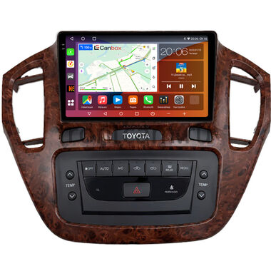 Toyota Highlander (U20), Kluger (XU20) 2000-2007 (орех) Canbox H-Line 2K 4182-9-1562 на Android 10 (4G-SIM, 4/64, DSP, QLed)