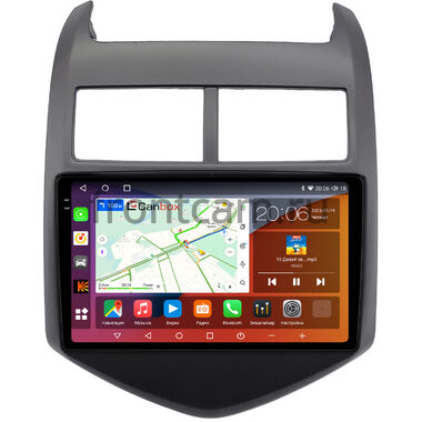 Chevrolet Aveo 2 (2011-2020) Canbox H-Line 2K 4182-9009 на Android 10 (4G-SIM, 4/64, DSP, QLed)